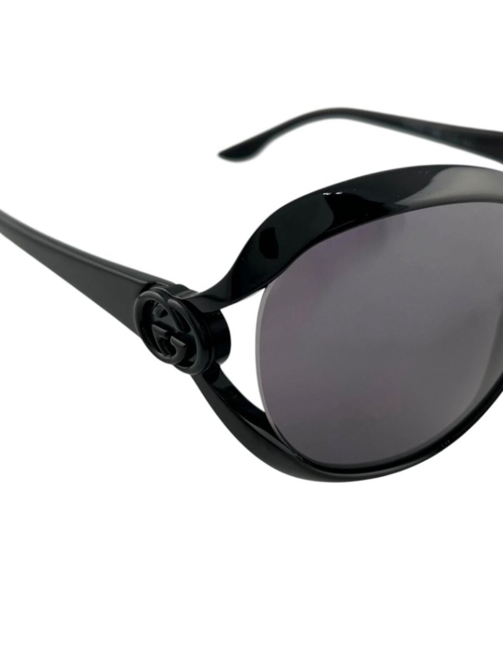 ★SOLD★ Gucci GG Logo Acetate Black Sunglasses Eyewear - Picture 6 of 10